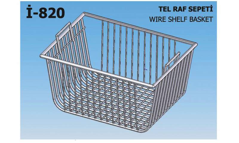 İ-820 Wire Shelf Basket