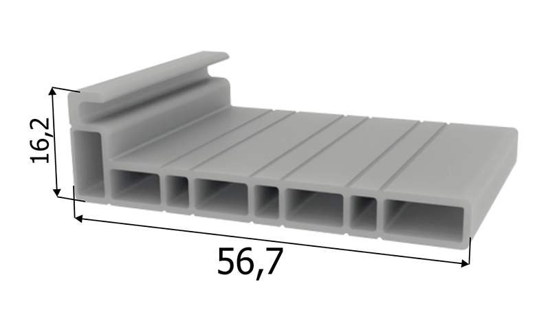 Profils PVC en Plastique de Refroidissement