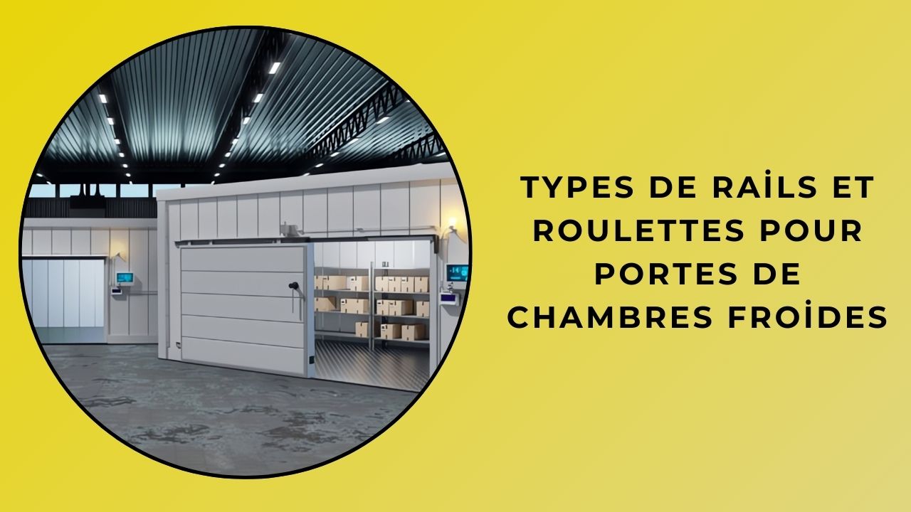 Variétés de roues de rail de porte de chambre froide