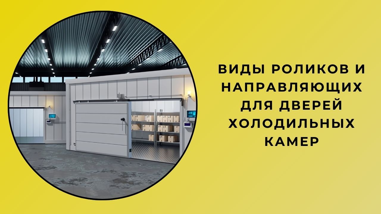 Разновидности колес дверных направляющих холодильной камеры