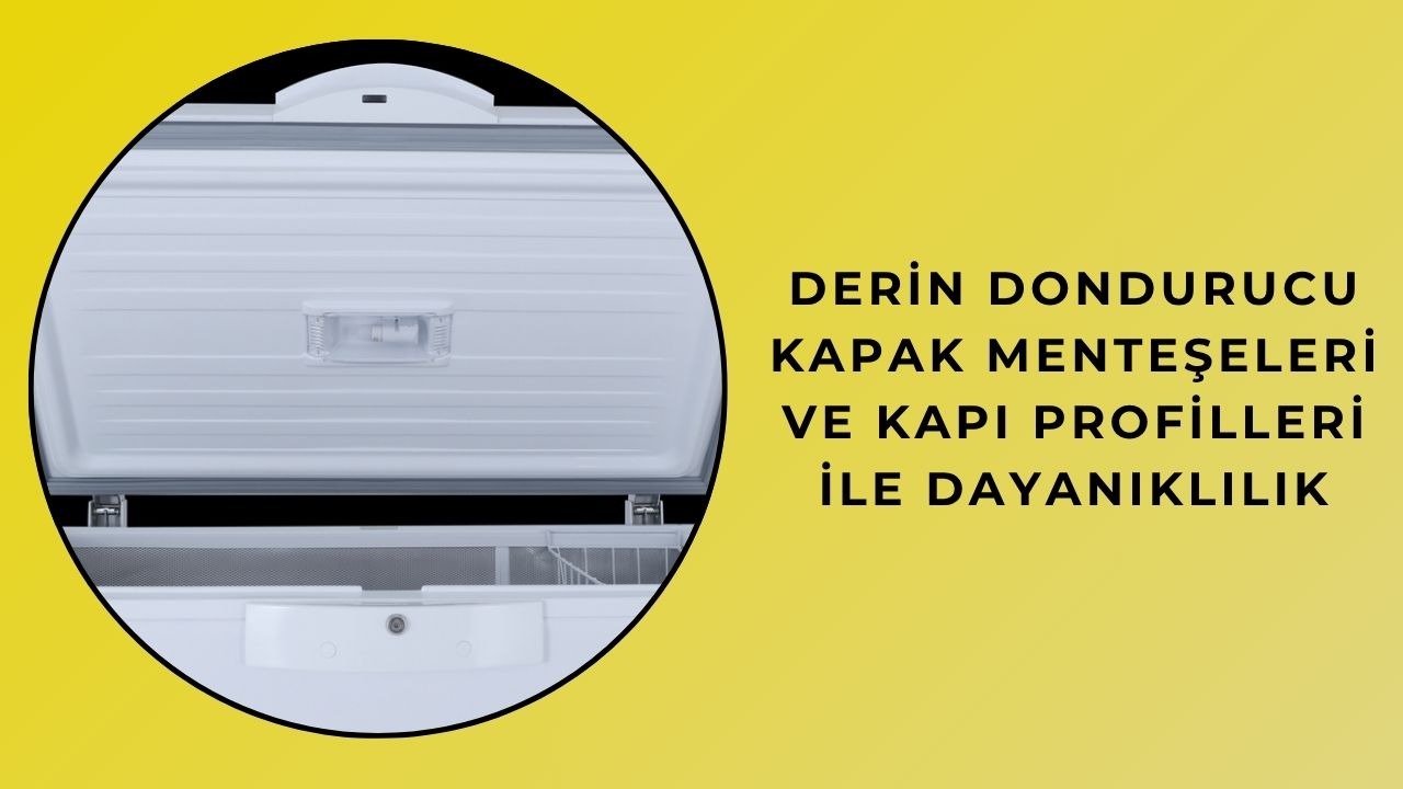 Derin Dondurucu Kapak Menteşeleri ve Kapı Profilleri ile Dayanıklılık