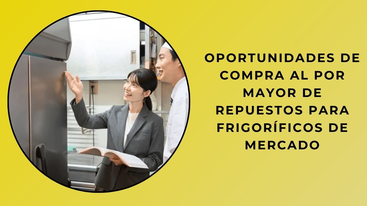Oportunidades de Compra al Por Mayor de Repuestos para Refrigeradores de Tienda