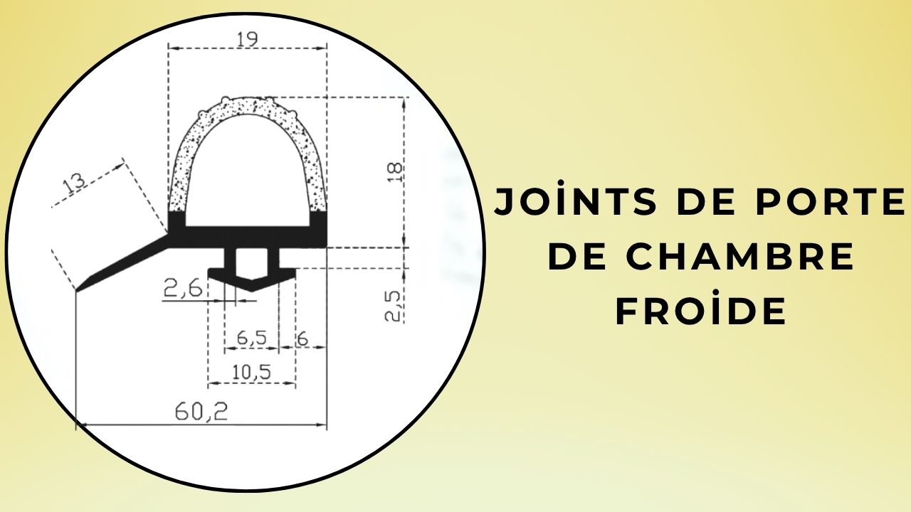Joints de porte pour chambres froides