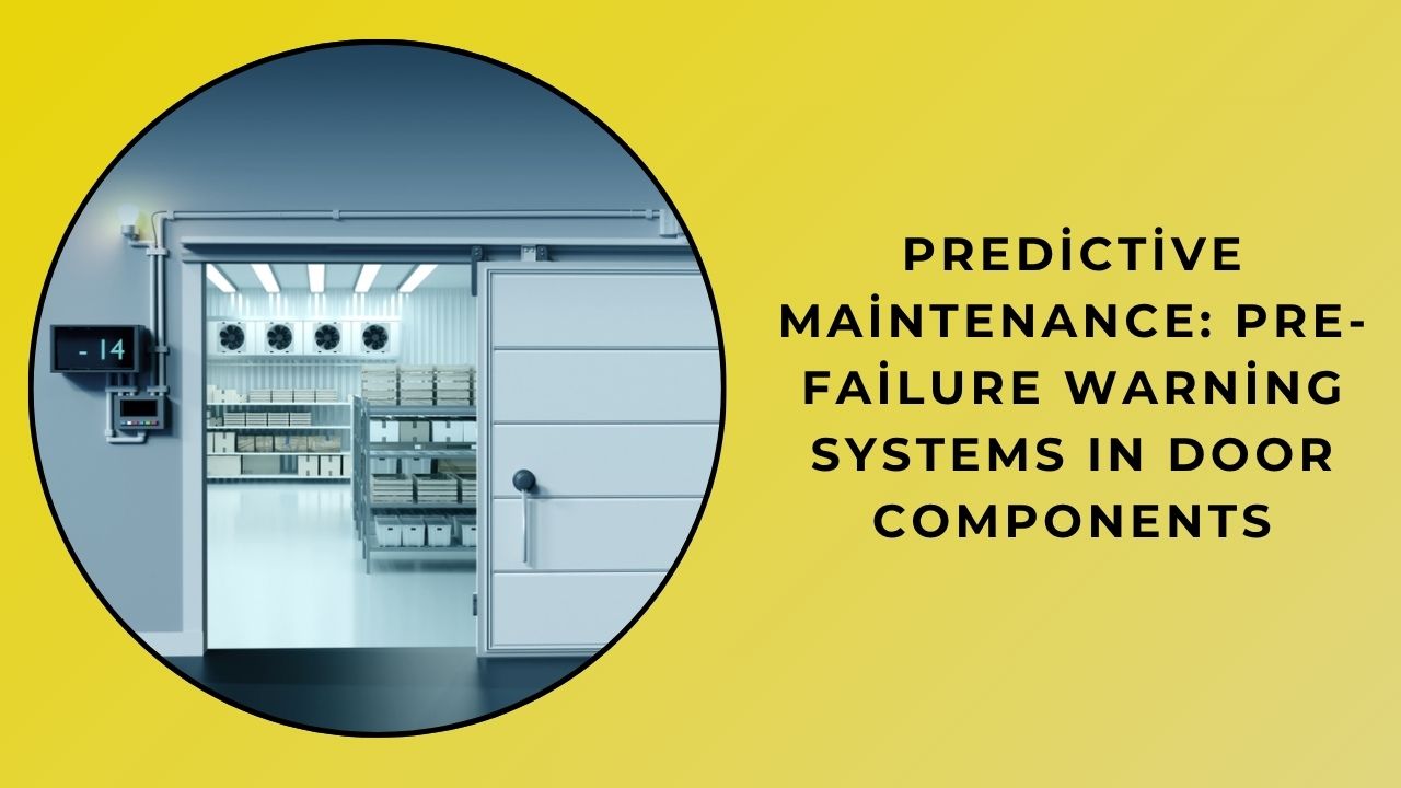 Predictive Maintenance: Pre-Failure Warning Systems In Door Components Predictive Maintenance: Pre-Failure Warning Systems In Door Components