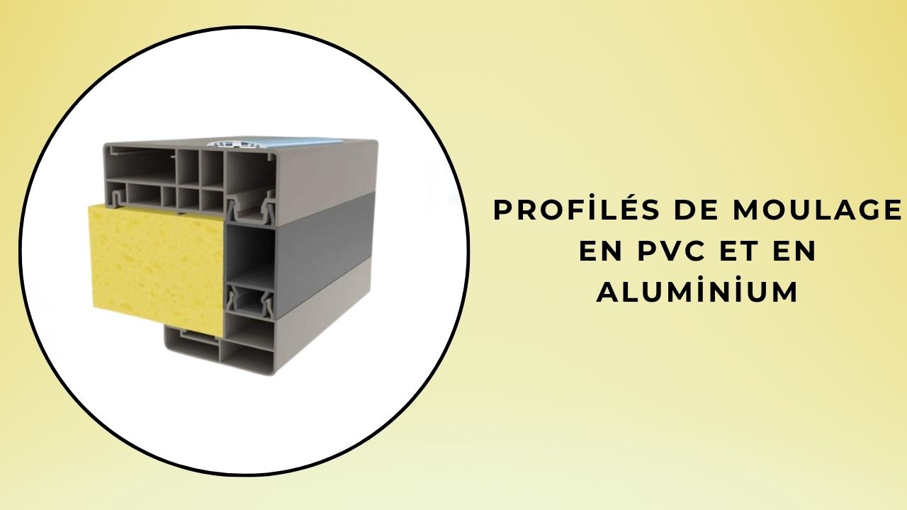 PVC et aluminium profils de plinthes